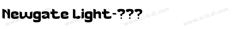 Newgate Light字体转换